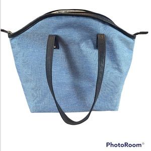 Denim lunch bag